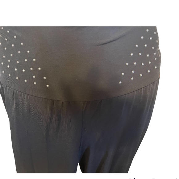 ISSEY MIYAKE - beautiful black, wide leg, Raw edge pants. - Picture 5 of 13